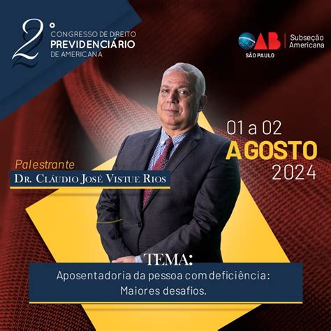 Convite Especial 2º Congresso de Direito Previdenciário da OAB