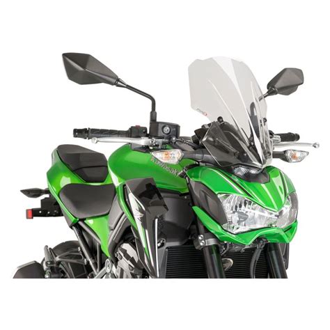 Puig Touring Naked New Generation Windscreen Kawasaki Z900 2017 2019 5 8 23 Off RevZilla