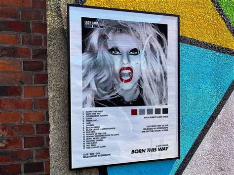 Lady Gaga "Born This Way Special Edition" Album Cover Poster #2 ...