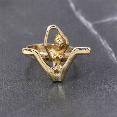 Naked Girl Ring Kama Sutra Sex Position Romantic Nudity Ring Women Figure Ring Female Beauty