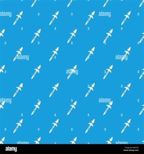 spear pattern vector seamless blue stock vector image art alamy