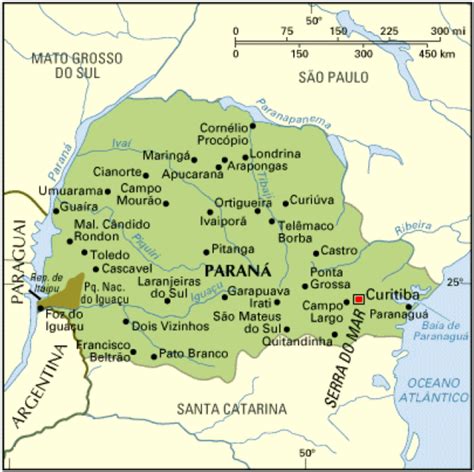 Geografia em Foco Mapa das mesorregiões do Paraná