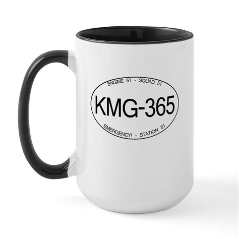 Cafepress Kmg 365 Squad 51 Emergency Large Mug 15 Oz Ceramic Large