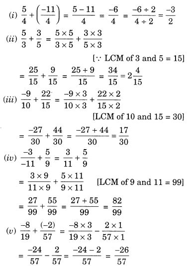 Ncert Solutions For Class 7 Maths Chapter 9 Rational Numbers Ex 92