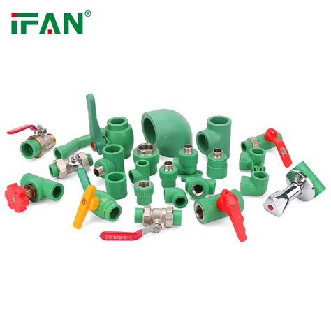 Ifan Factory Plastic Hot Water Supply Ppr Fitting Plumbing Pn Ppr Pipe Fitting China Ppr