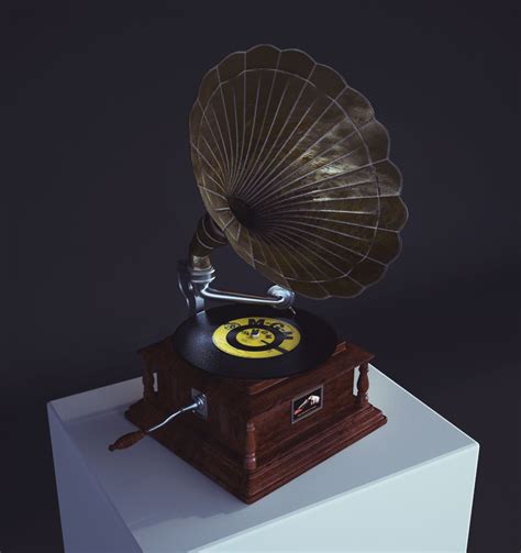 Gramophone 3d Model 8 Max 3ds Obj Unknown Free3d