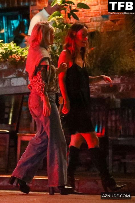 Olivia Wilde Sexy Seen Flaunting Her Hot Figure At Dinner In Los Angeles AZNude