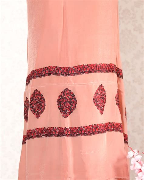 Kashmiri Saree With Aari Embroidery Saris And Lehengas Kashmkari Crepe