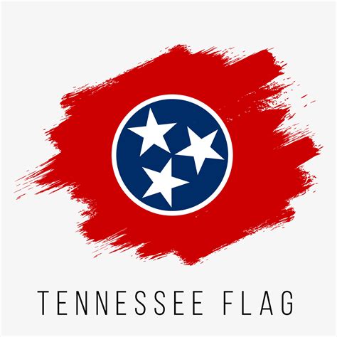 USA State Tennessee Grunge Vector Flag Design Template 18811289 Vector ...