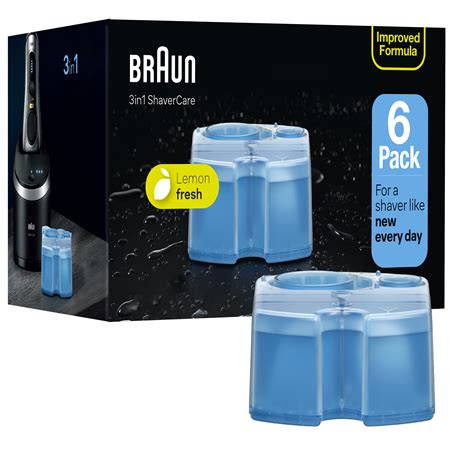Braun Clean & Renew Refill Cartridges CCR, Lemon Fresh - 6 Ct - Walmart.com