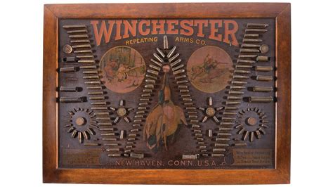 Winchester Repeating Arms Co Single W Cartridge Display Rock Island Auction