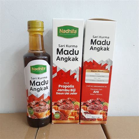 Jual Sari Kurma Angkak Nadhifa Sari Kurma Madu Angkak Plus Propolis