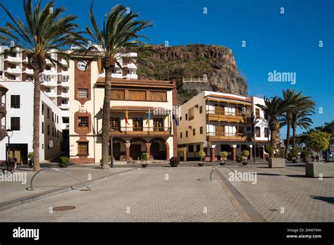 Plaza De Las Americas San Sebastian La Gomera Stock Photo Alamy