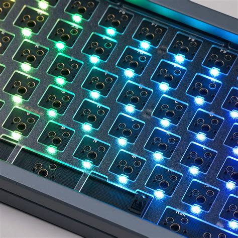 Hot Swap Version Per Key RGB D V Gasket Mount Mechanical Keyboard DIY KIT Good Keyboard