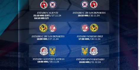 Definen Fechas Y Horarios De Cuartos De Final De La Liga Mx El