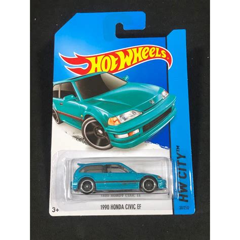 風火輪 hot wheels 喜美 本田 honda civic ef 三門 四代 普卡 蝦皮購物