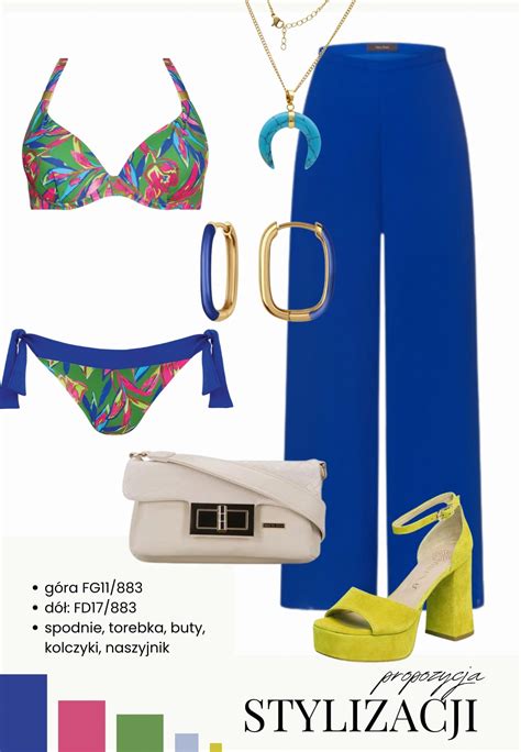 G Ra Bikini Push Up Wi Zana Na Szyi Tropikalny Print Fg Sklep Feba