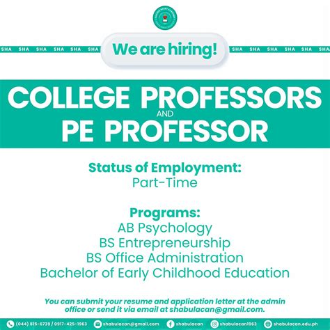 Sacred - WE ARE HIRING!! We are looking for Part-time College