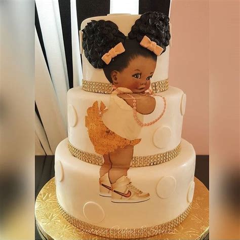 Yay Or Nay Afro Puff Inspired Baby Cake From Couturecakesandsweets