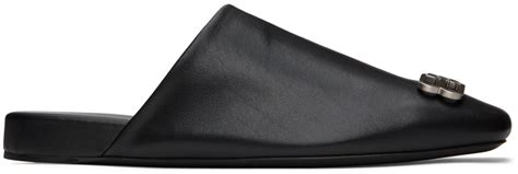 Balenciaga Black Cosy Bb Loafers Balenciaga