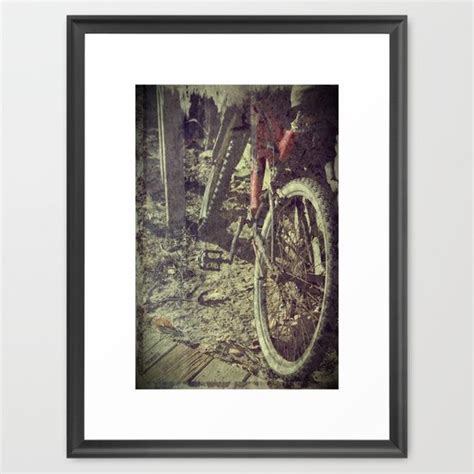 Parked Bike Framed Art Print By Sandy Moulder Framed Art Prints Art