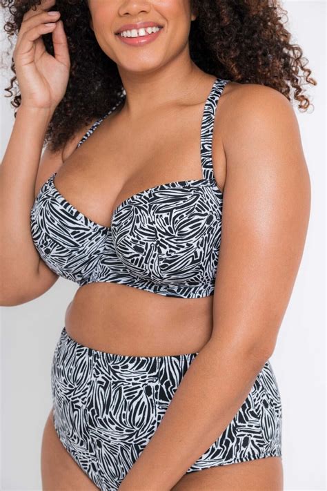 Curvy Kate Sundown Balcony Or Bandeau Bikini Top High Waist Or Bikini Brief Ebay