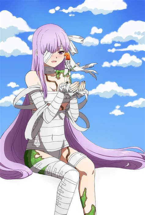 The Big Imageboard Tbib 2girls Absurdly Long Hair Bandage Over One Eye Bandaged Arm Bandaged