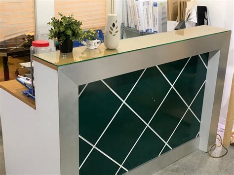 Meja Reception Kaunter Pejabat Kedai Furniture And Home Living