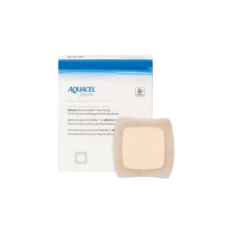 Convatec Aquacel Foam Adhesive Wound Dressing 4 X 8 Inch Box Of 10 Adw Diabetes