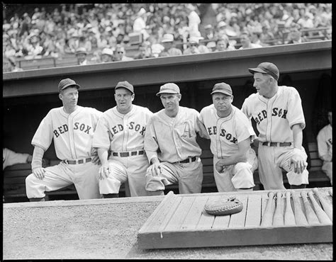 Boston Red Sox Pitcher Lefty Grove Boston Red Sox Manager Joe