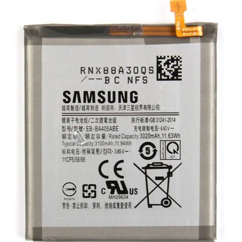 Samsung Galaxy A40 Sm A405 Batarya Pil Orijinal