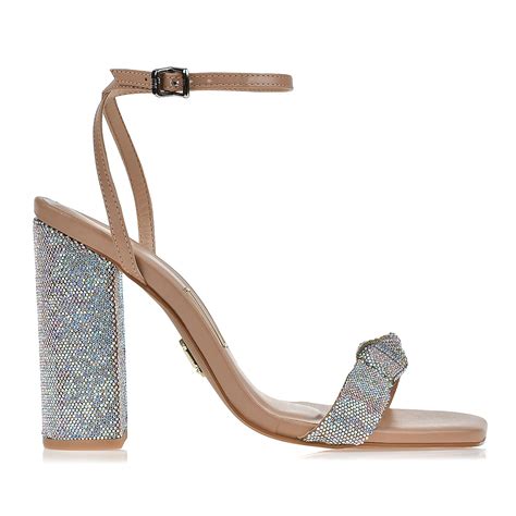 UZA Shoes Sandália Salto Alto New Couro Nude Coleção Outono inverno 2023