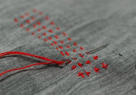 Sashiko stitch by mairuru_siesta, via Flickr Sashiko Embroidery ...