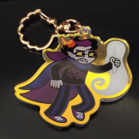 Homestuck Trolls Rainbow Keychains Coolbloods Etsy