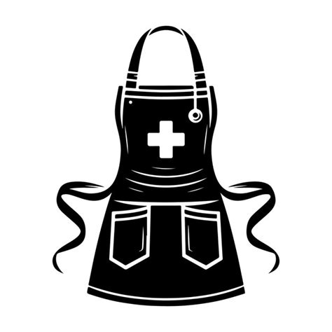 Doctor Nurse Vector Silhouette Premium Ai Generated Vector