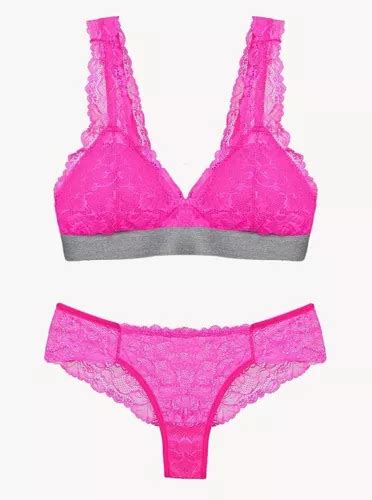 Conjunto Lingerie Duzani 26346 Calcinha Fio Frete grátis