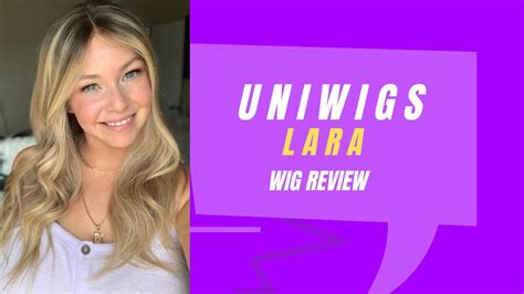 Lara Blonde Balayage Remy Human Hair Lace Front Wig Review Uniwigsofficial Youtube
