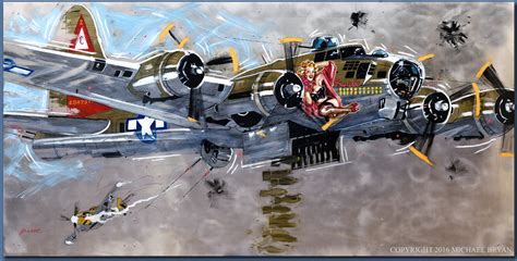 Custom Wwii Aircraft Pin Up And Nose Art By Michael Bryan Ww2