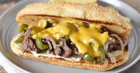 Homemade Philly Cheesesteak Sandwich Recipe Adventures Of Mel