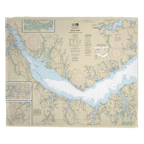 Nc Neuse River Upper Bay River New Bern Nc Nautical Chart Etsy
