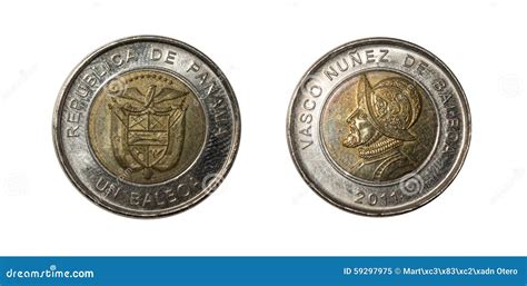 Panama Coins Stock Photo - Image: 59297975