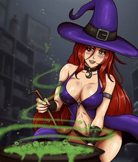 Witch Kyuna By Kyunamaori Hentai Foundry