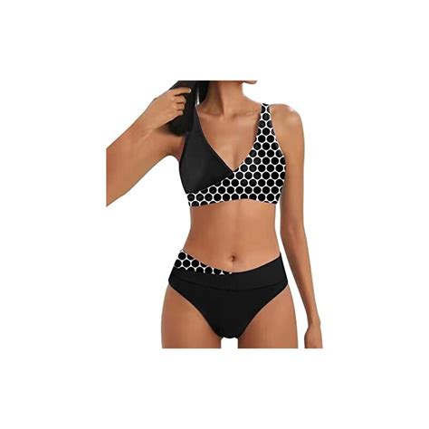 Rolaqdk Costume Donna Due Pezzi Brasiliana Bikini Brasiliani Completo Bikini Donna Sexy