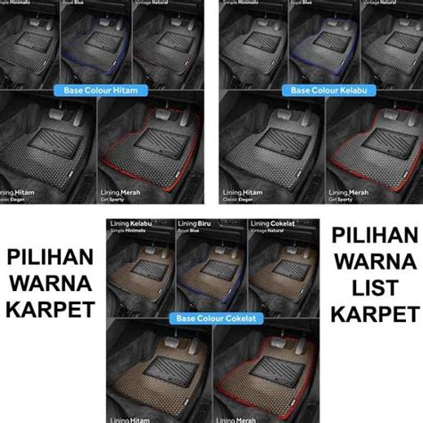 Jual Karpet Mobil CHERY OMODA 5 Trapo Mark III Kabin Bagasi Shopee