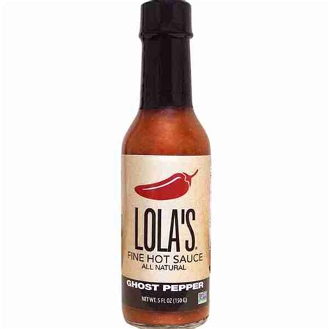 Lolas Fine Hot Sauce Ghost Pepper 5 Oz Soups Online