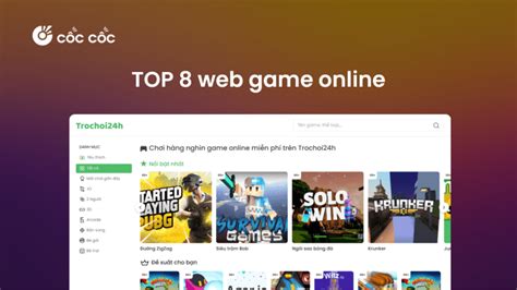 Top 8 trang web chơi game online hot nhất năm 2025