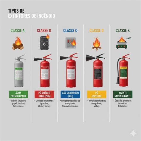 Qual É A Classificação De Incêndio Para Equipamentos Elétricos - CLASSES DE INCÊNDIO E EXTINTORES INDICADOS Classe A (sólidos ...