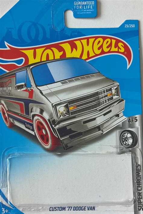 Hot Wheels Van With Silver And Red Stripes
