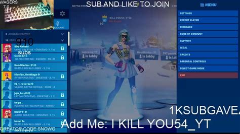 Fortnite Live Clan Tryout Playing With Subs Wagers Zonewars