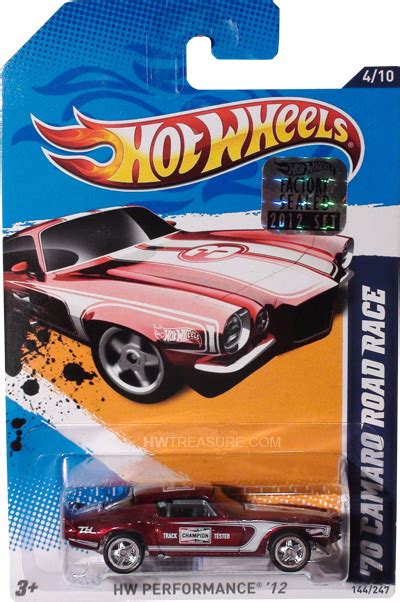 Camaro Road Race Hot Wheels Super Treasure Hunt Hwtreasure